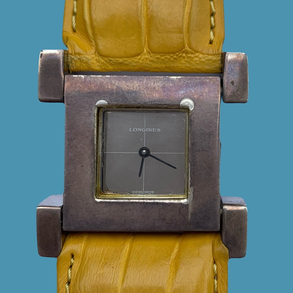 Vintage Longines by Serge Manzon Sterling Silver Watch Rare Collector’s Piece